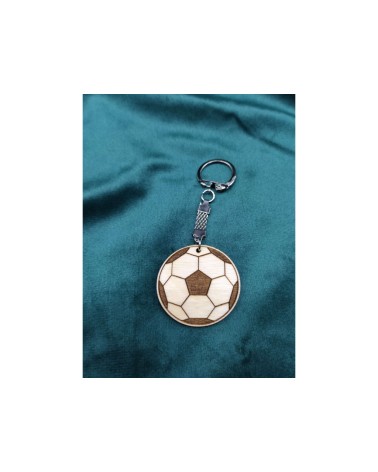 Dřevěná klíčenka Fotbalový míč - Kouzlo myšlenky