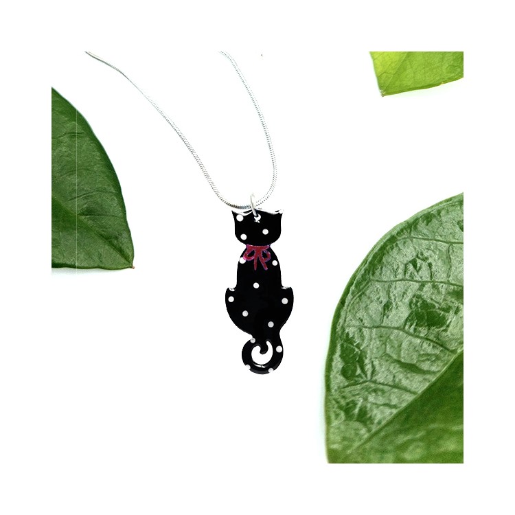 Přívěšek kočka s puntíky - Parada
