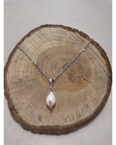 Řetízek Říční perla bílá - Melvys