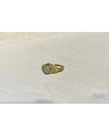Mosazný prsten Labradorit - MarulArt